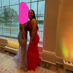 Hot pink prom dress!!